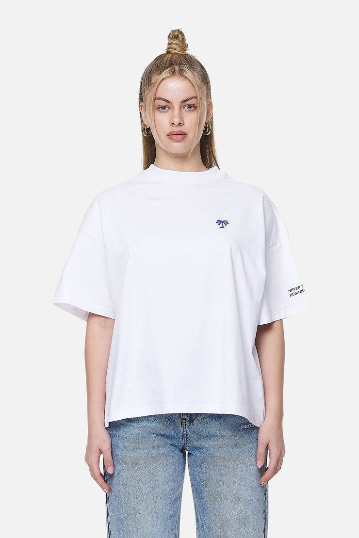 Pegador Palmyra Heavy Oversized Tee White