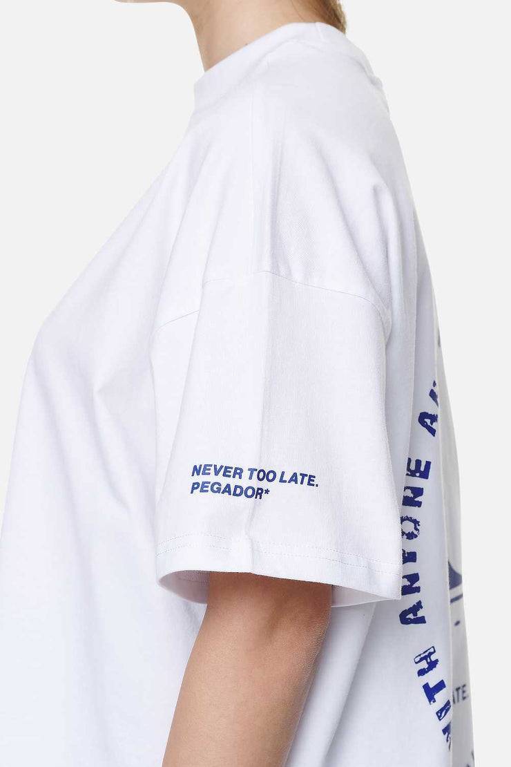 Pegador Palmyra Heavy Oversized Tee White