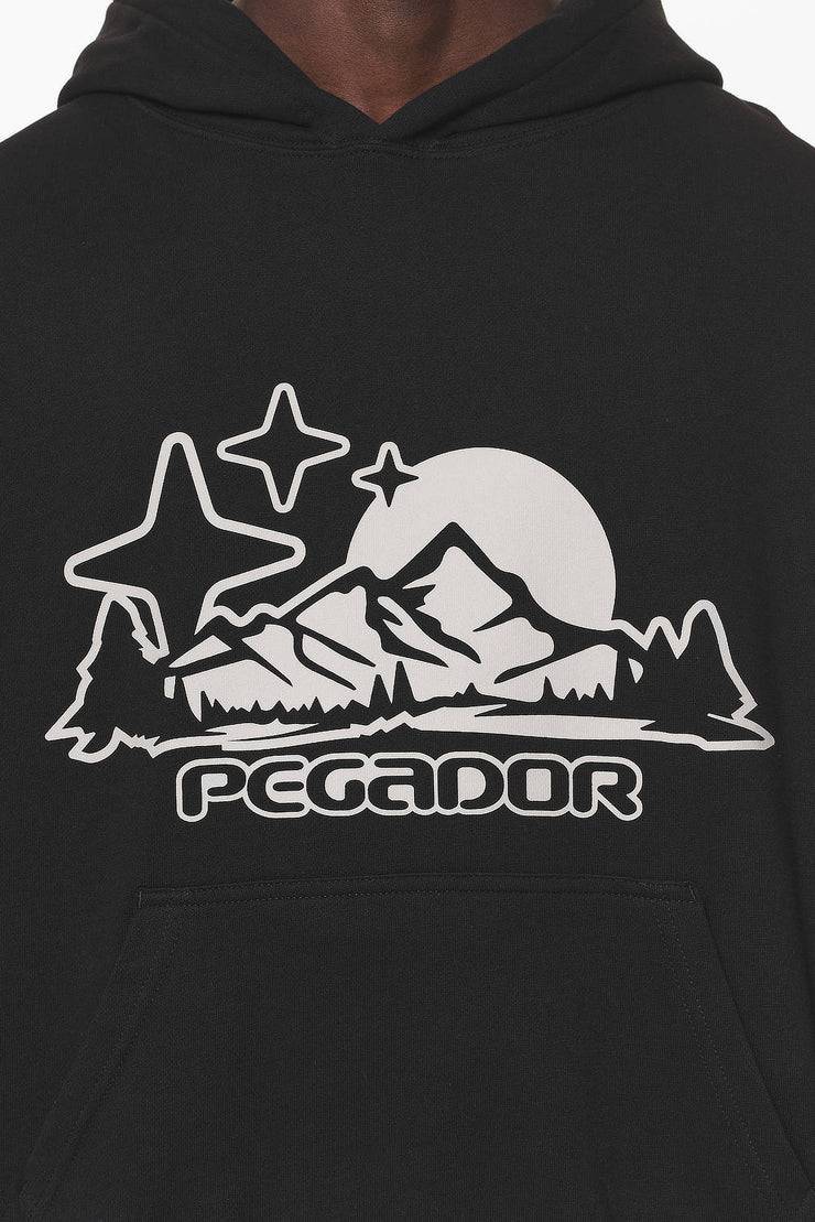 Pegador Pansy Boxy Hoodie Black