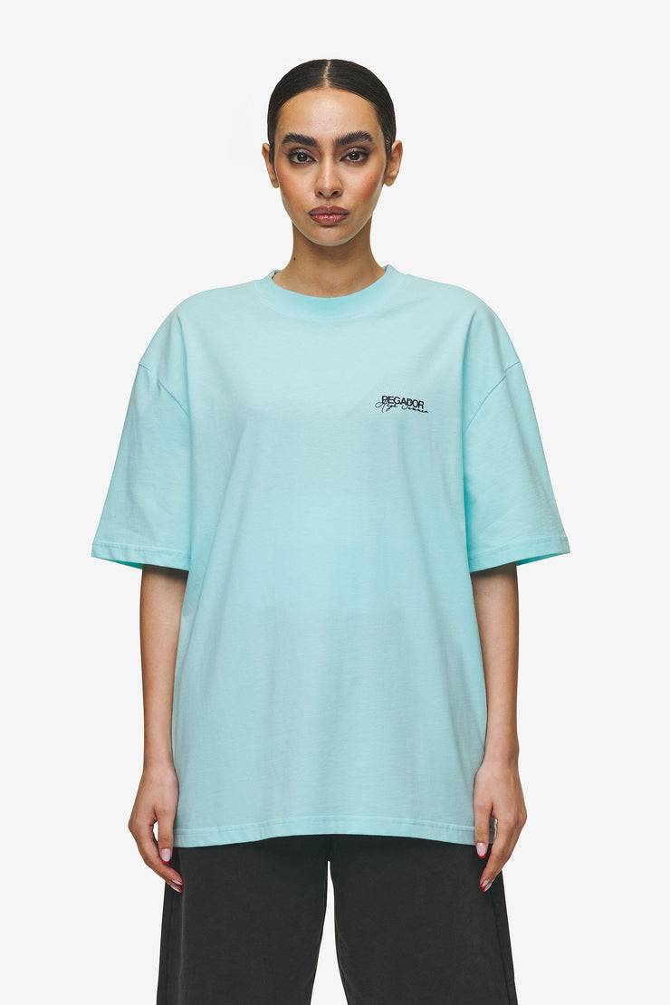 Pegador Patino Oversized Tee Washed Sky Blue