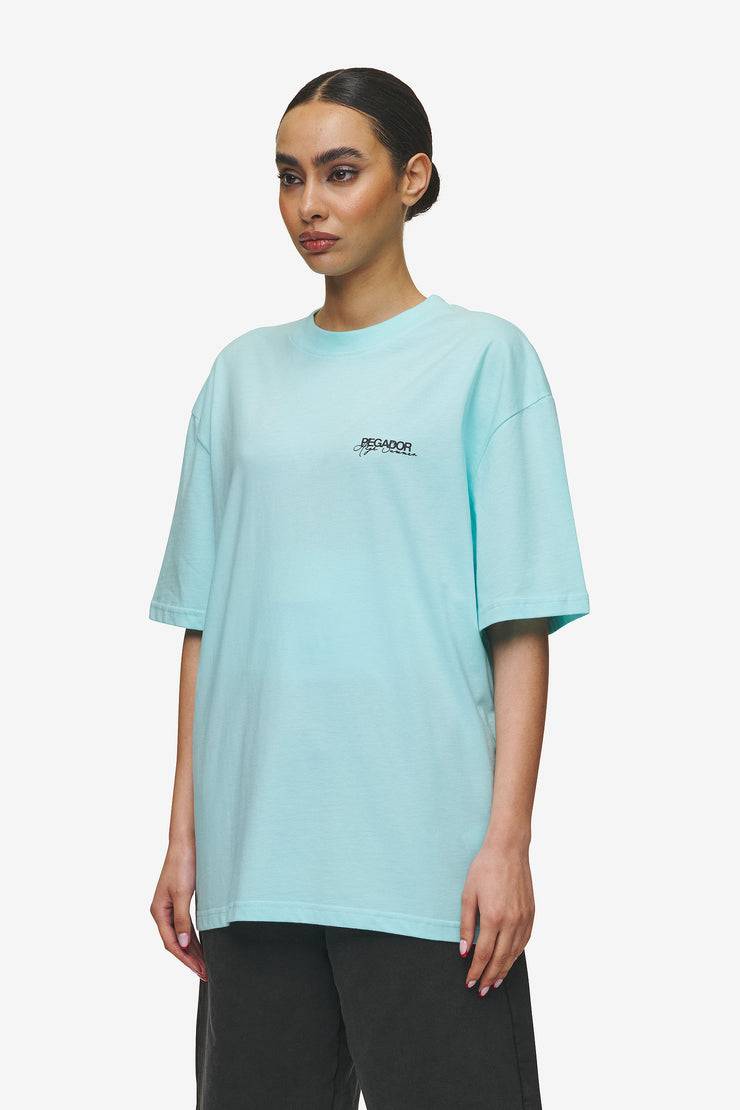 Pegador Patino Oversized Tee Washed Sky Blue