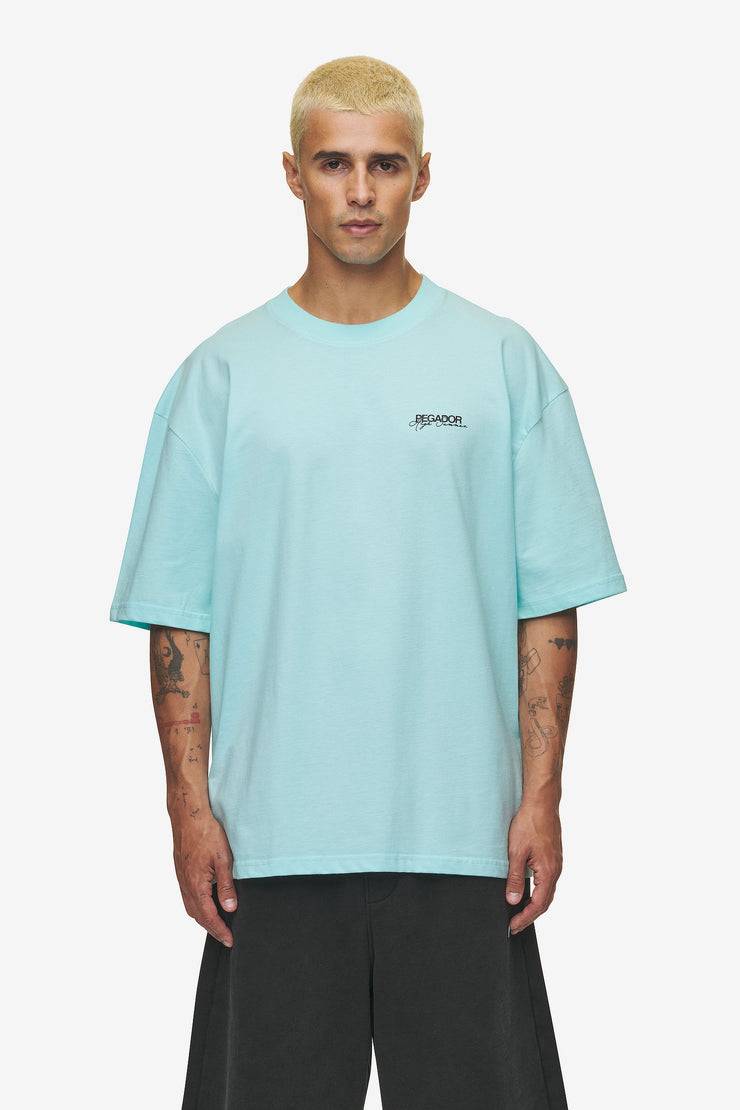 Pegador Patino Oversized Tee Washed Sky Blue
