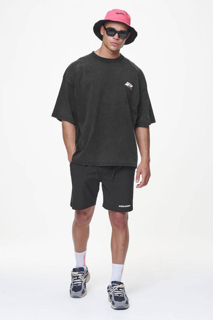 Pegador Pearce Boxy Tee Vintage Black