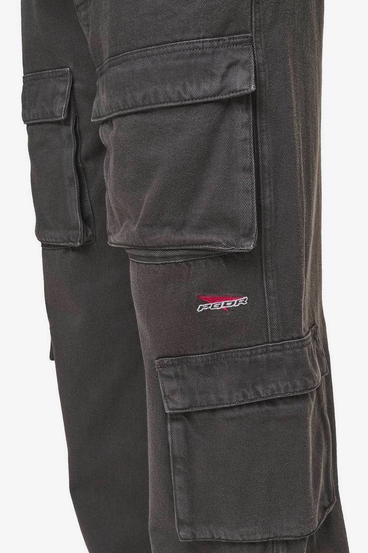 Pegador Penard Wide Cargo Pants Anthracite