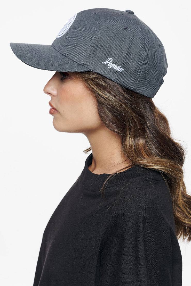 Pegador Percy Curved Cap Dark Grey