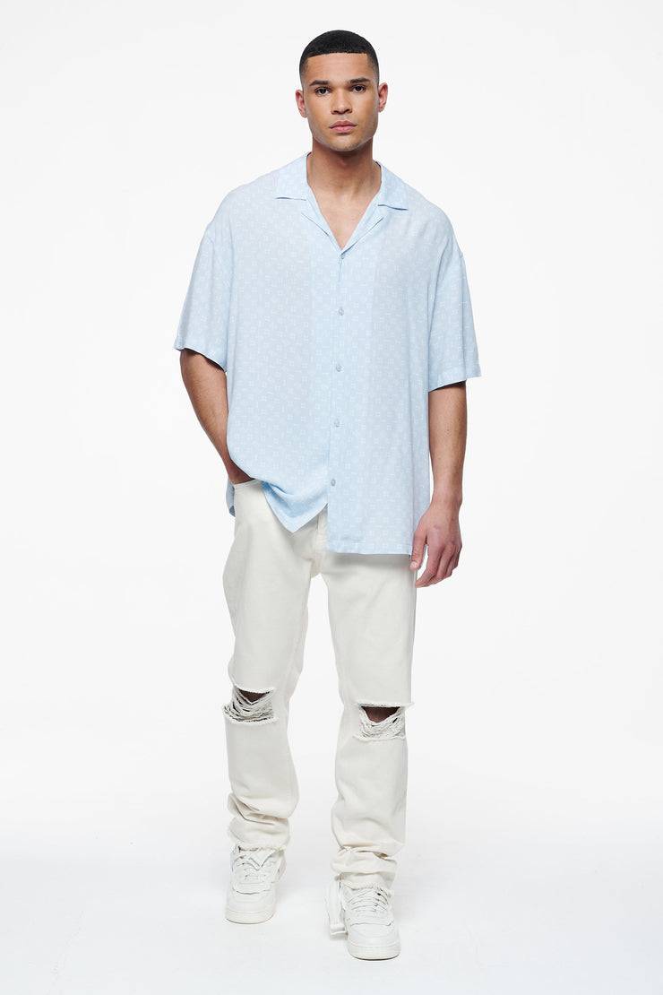Pegador Piane Monogram Summer Shirt Riviera Blue