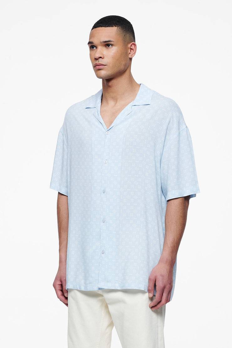 Pegador Piane Monogram Summer Shirt Riviera Blue