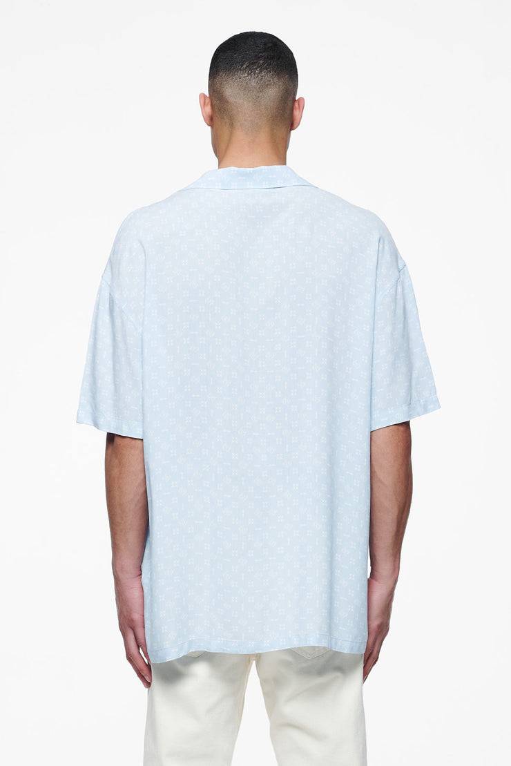 Pegador Piane Monogram Summer Shirt Riviera Blue