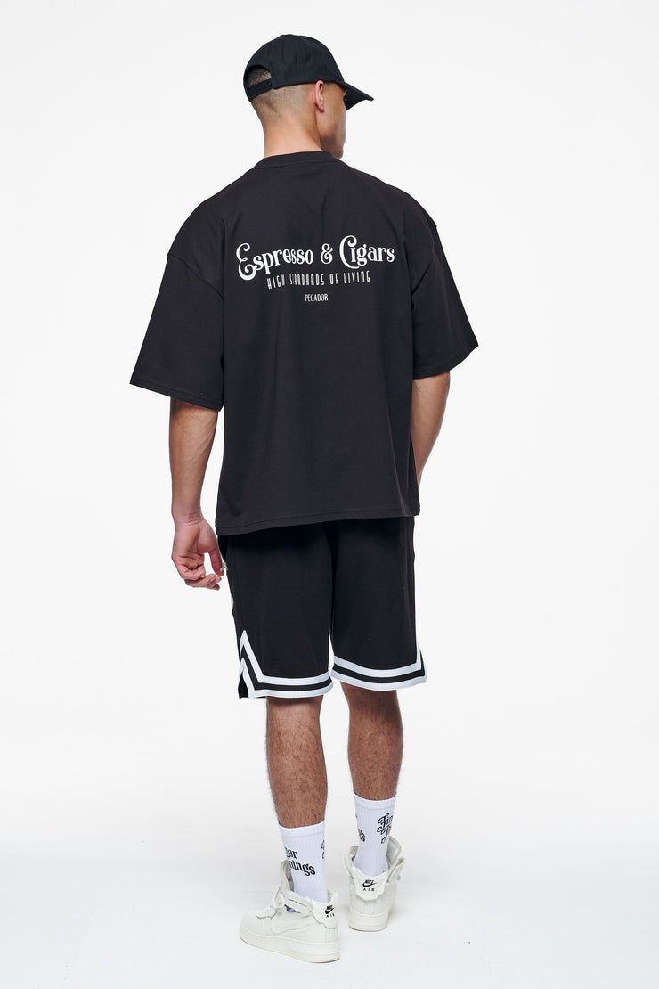 Pegador Racoon Boxy Tee Black