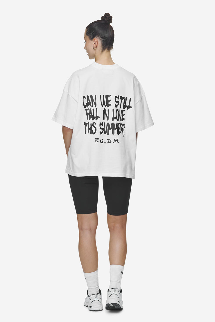 Pegador Ramira Heavy Oversized Tee White