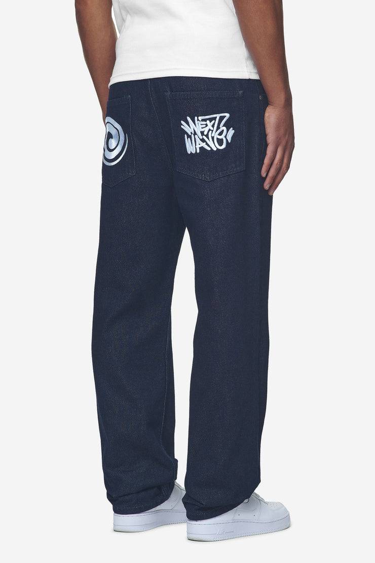 Pegador Raston Baggy Jeans Dark Blue