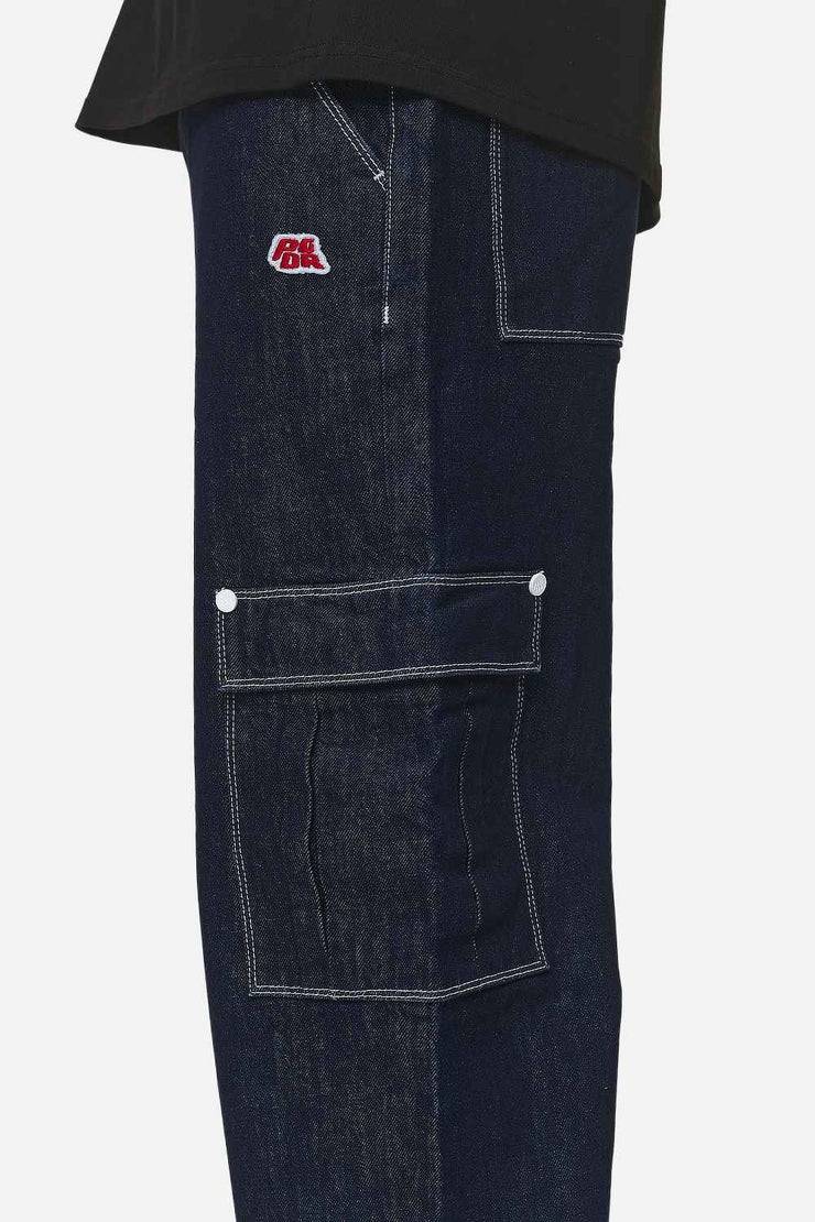 Pegador Renton Loose Jeans Dark Blue