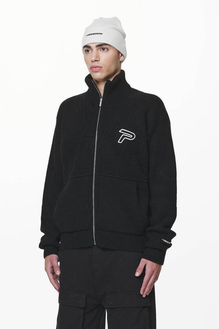 Pegador Riggo Heavy Knit Jacket Black