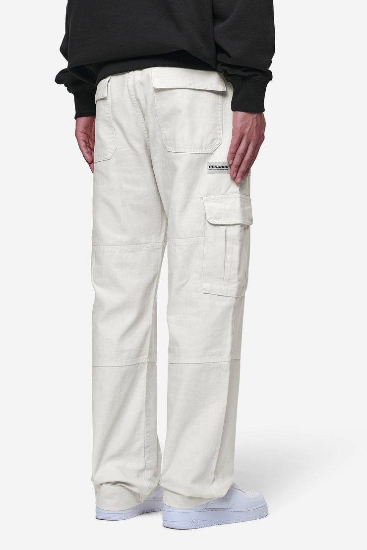 Pegador Risley Cargo Pants Cream
