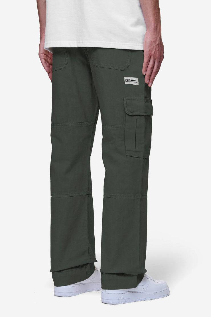 Pegador Risley Cargo Pants Olive Green