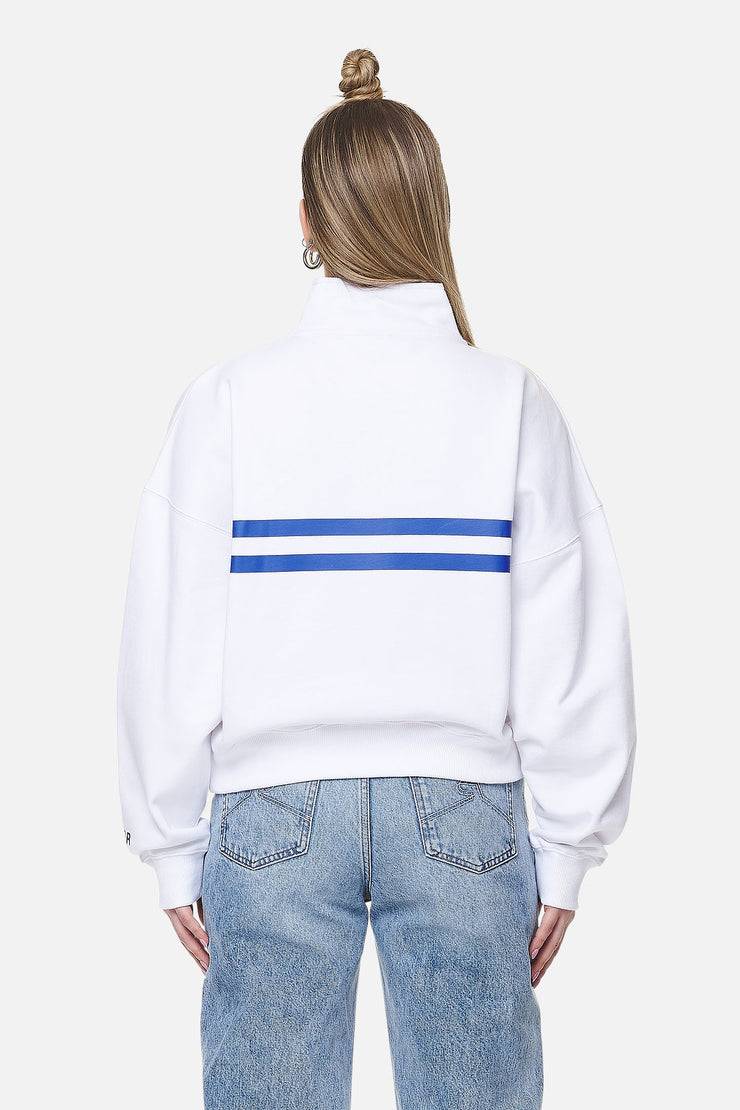 Pegador Sarina Oversized Halfzip Sweater White