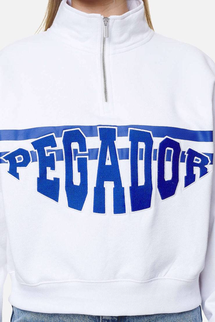 Pegador Sarina Oversized Halfzip Sweater White