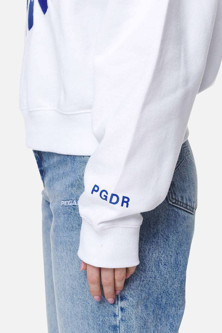 Pegador Sarina Oversized Halfzip Sweater White