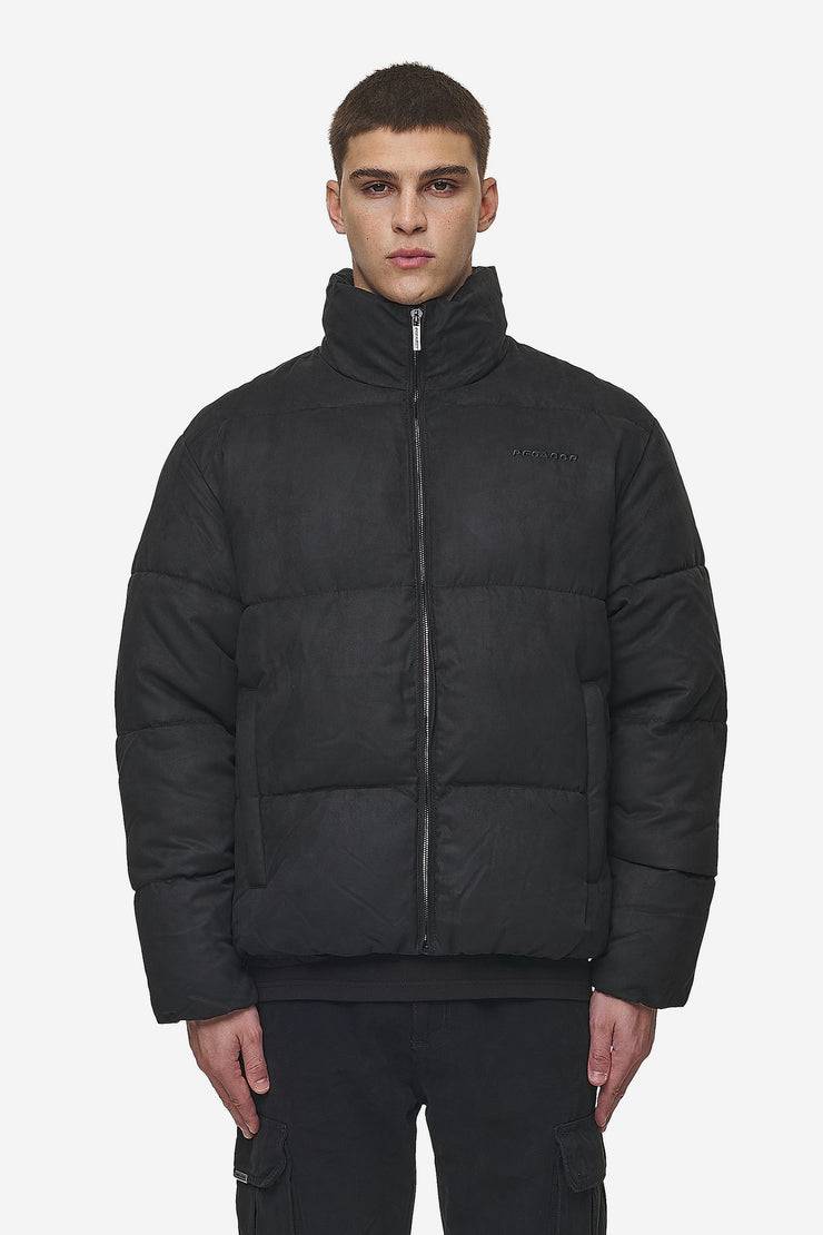 Pegador Sidan Velour Puffer Jacket Black