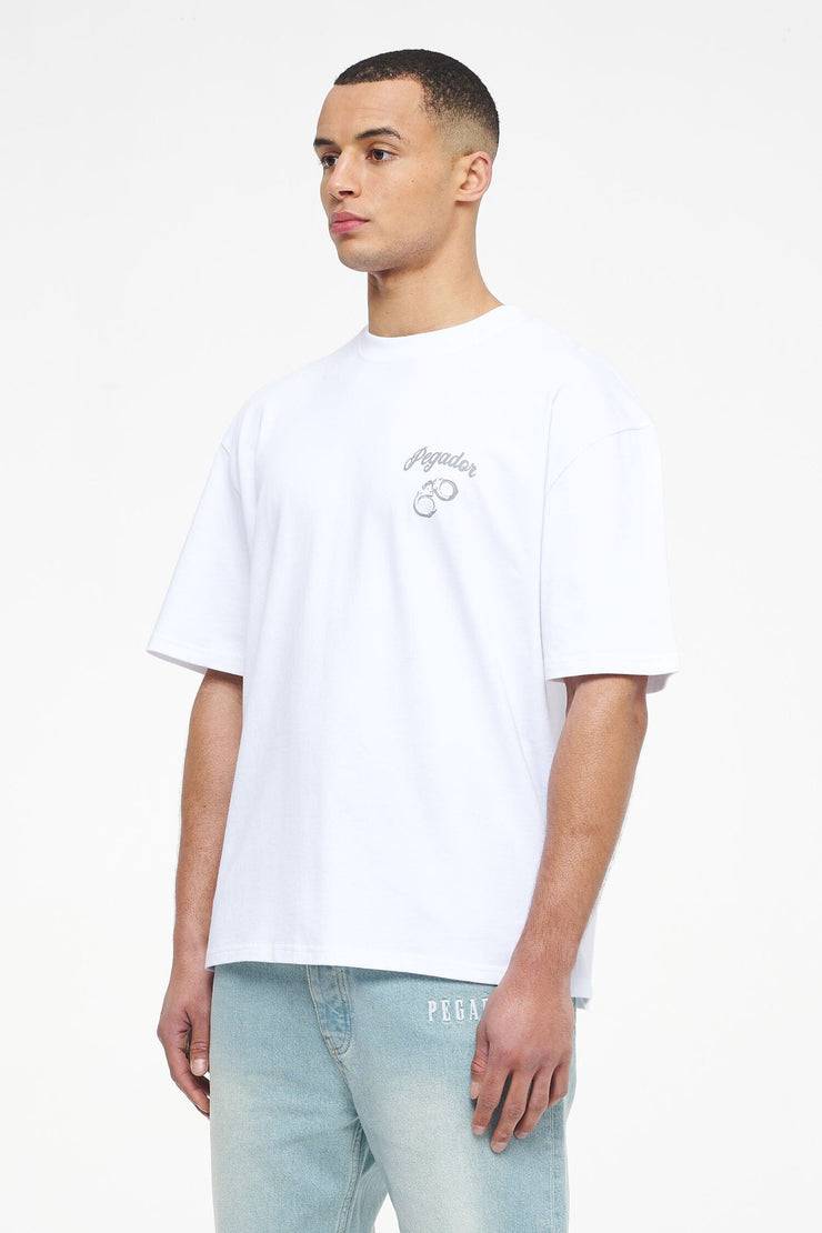 Pegador Skena Oversized Tee White