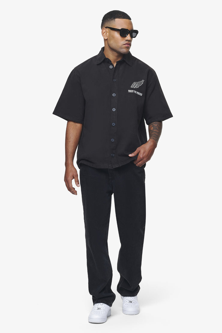 Pegador Skyler Denim Shirt Black Ink