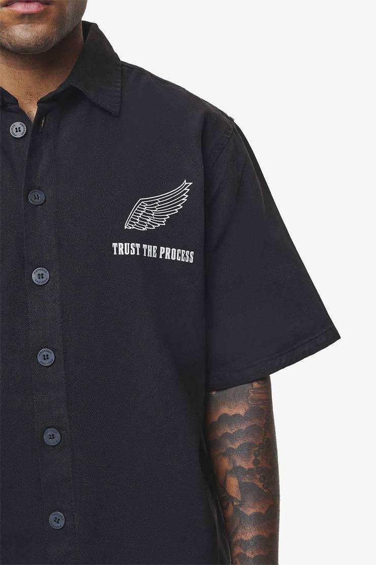 Pegador Skyler Denim Shirt Black Ink