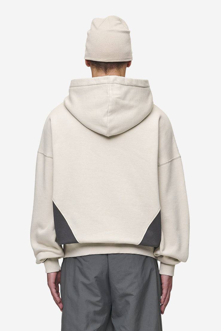 Pegador Slick Boxy Hoodie Washed Light Beige