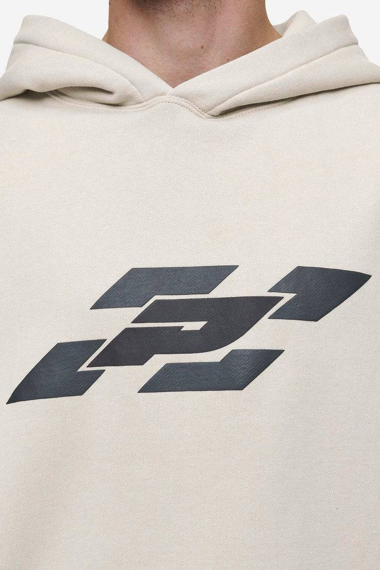 Pegador Slick Boxy Hoodie Washed Light Beige