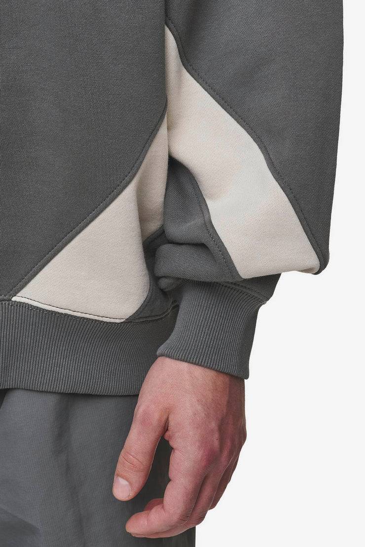 Pegador Slick Boxy Sweater Washed Anthracite