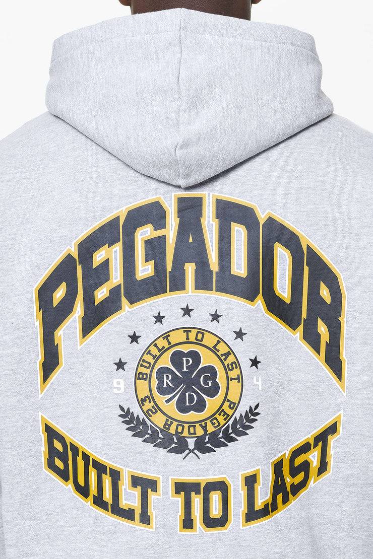 Pegador Smith Oversized Sweat Jacket Grey Melange