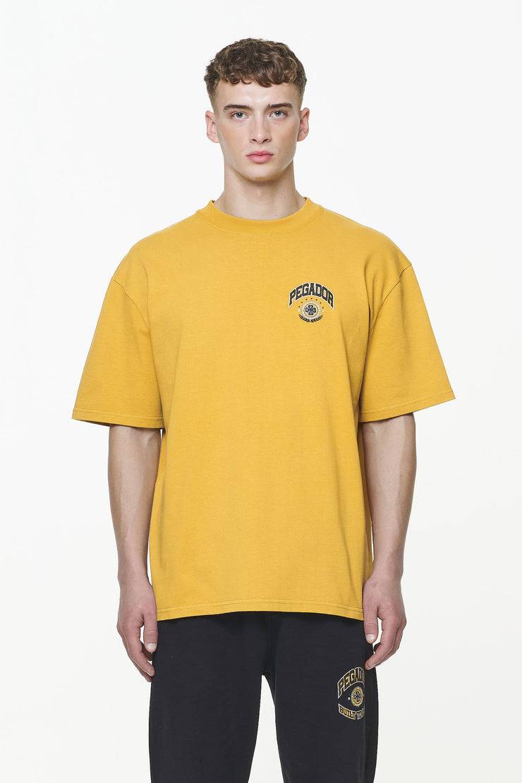 Pegador Smith Oversized Tee Vintage Washed Mustard