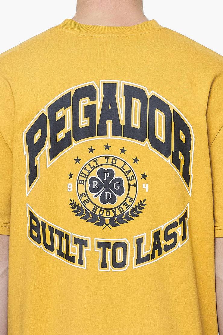Pegador Smith Oversized Tee Vintage Washed Mustard