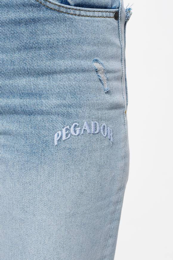 Pegador Soliera Distressed Wide Jeans Light Blue