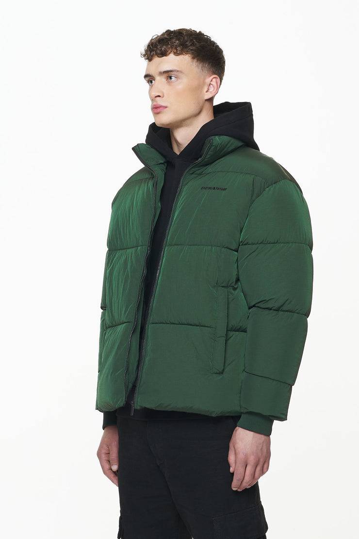 Pegador Solin Crushed Puffer Jacket British Green