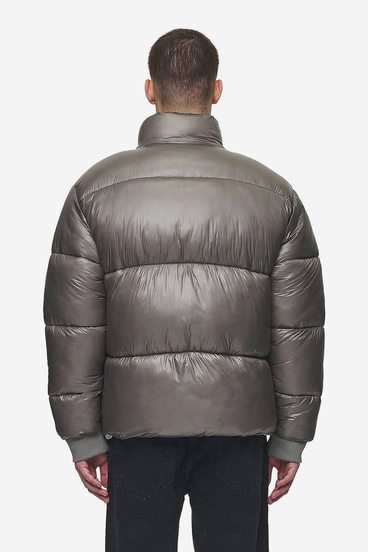Pegador Solin Light Glossy Puffer Jacket Rock Grey