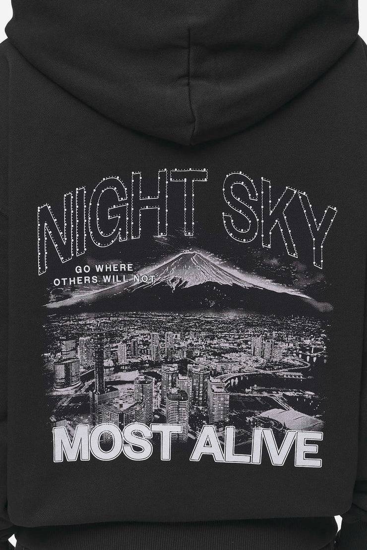 Pegador Sonia Oversized Hoodie Washed Black