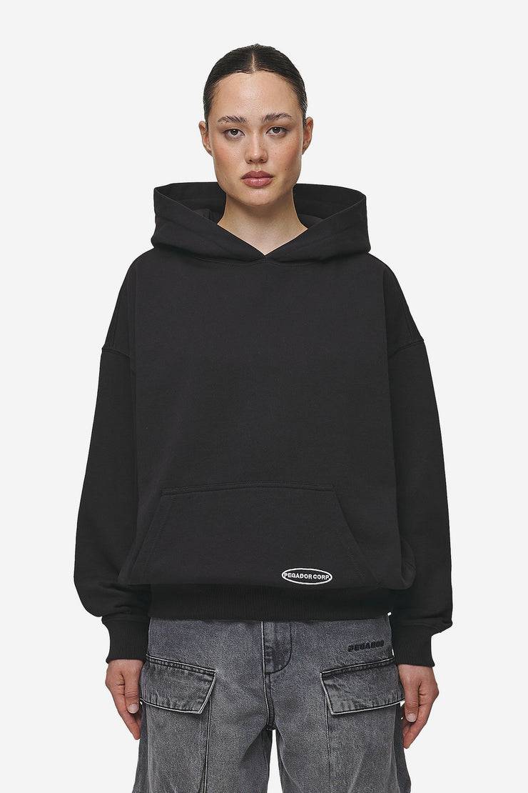 Pegador Sora Oversized Hoodie Washed Black