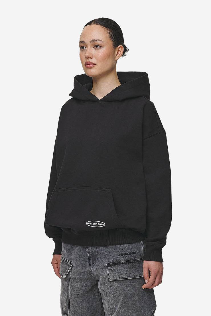 Pegador Sora Oversized Hoodie Washed Black