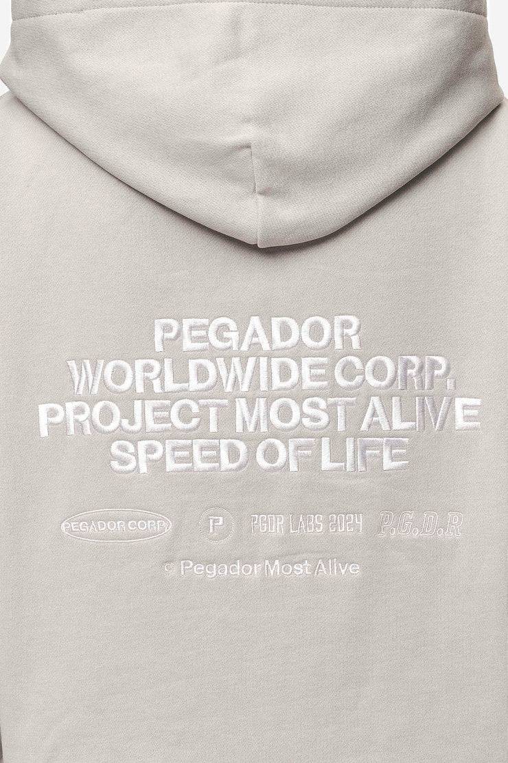 Pegador Sora Oversized Hoodie Washed Moon Grey