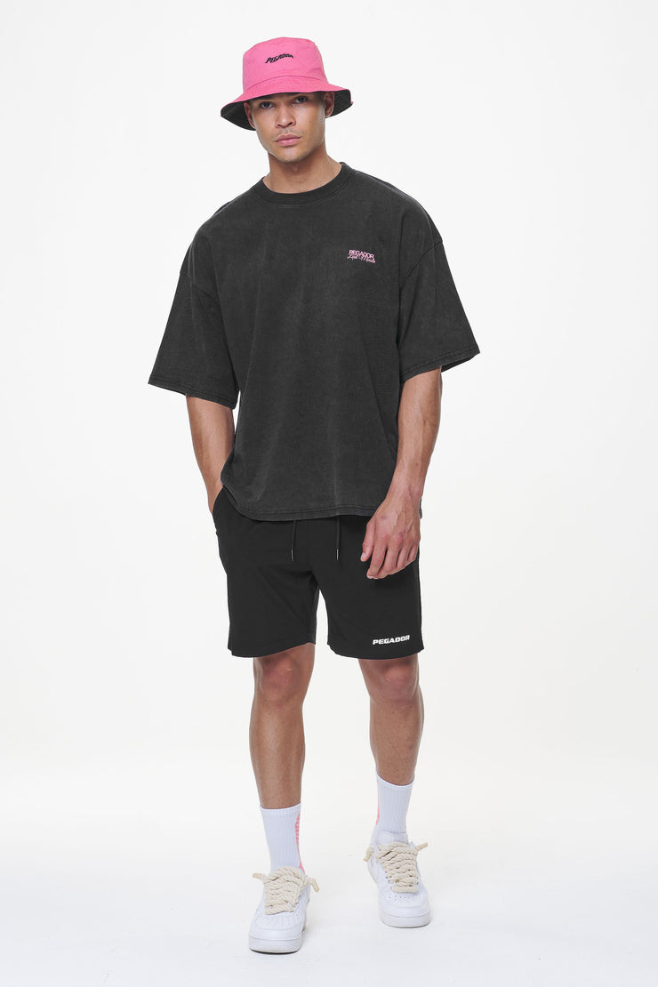 Pegador Sorell Boxy Tee Vintage Black