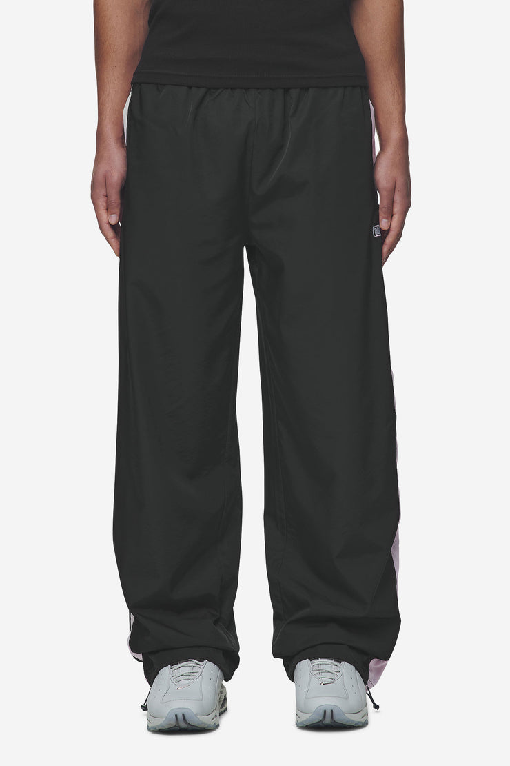 Pegador Stow Wide Track Pants Black Bubblegum