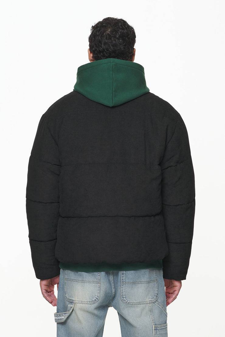 Pegador Sundre Cord Puffer Jacket Black