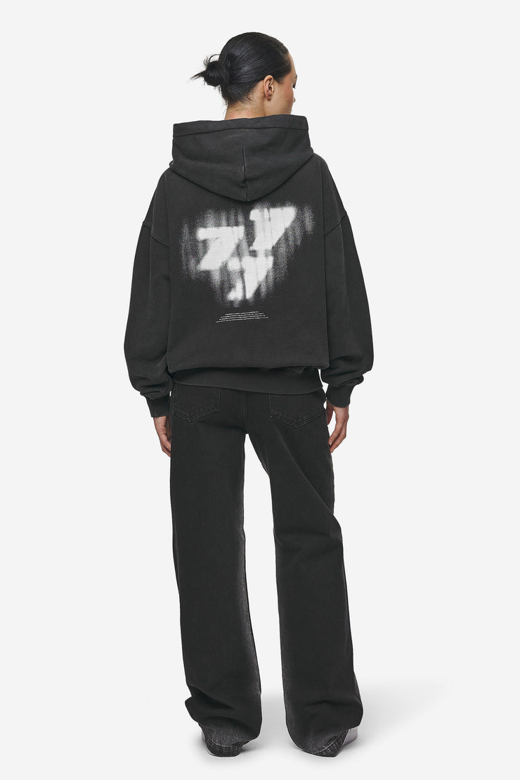 Pegador Suta Oversized Hoodie Vintage Black