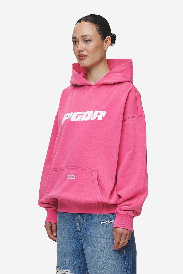 Pegador Suta Oversized Hoodie Vintage Digital Pink