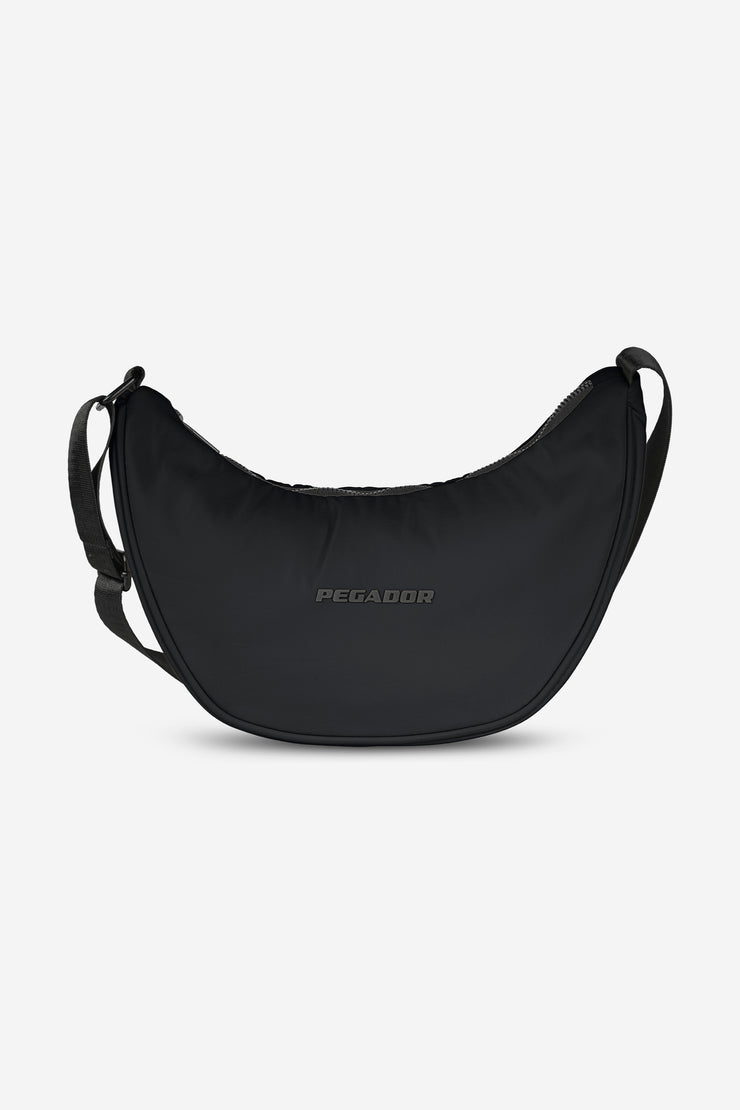 Pegador Sycamore Logo Nylon Shoulder Bag Black