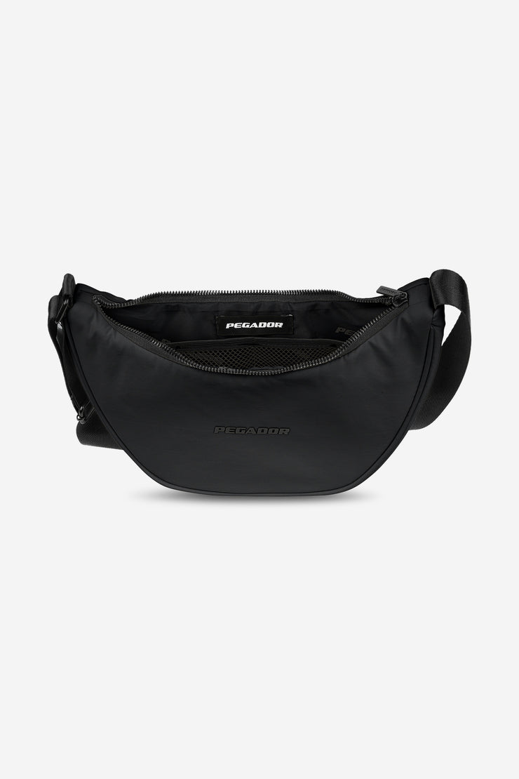 Pegador Sycamore Logo Nylon Shoulder Bag Black