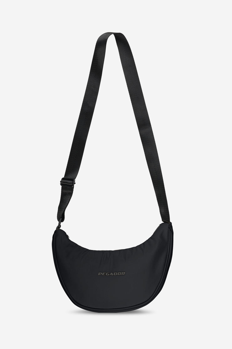 Pegador Sycamore Logo Nylon Shoulder Bag Black