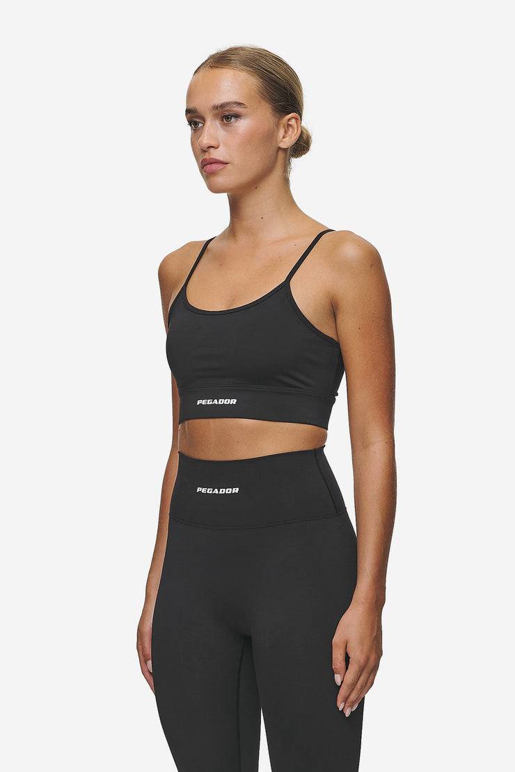 Pegador Taja Sport Bra Black White