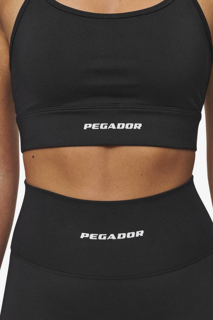 Pegador Taja Sport Bra Black White