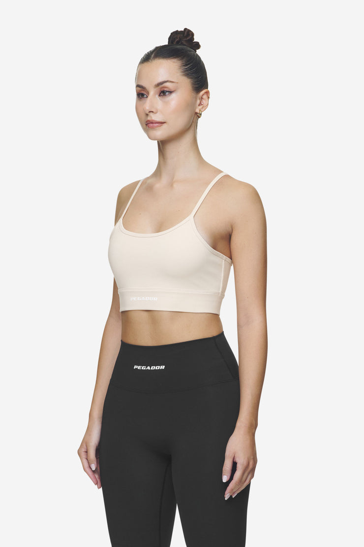 Pegador Taja Sport Bra Coast Sand White